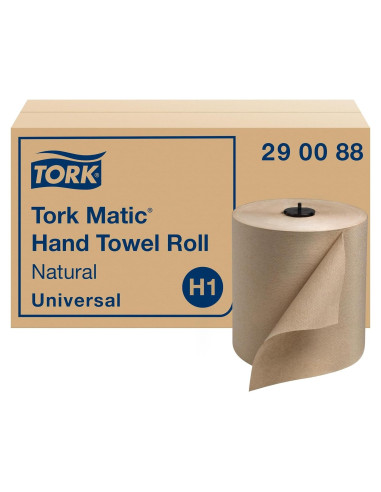 Toallas de Papel Tork Matic H1 Natural 6 Rollos 213.36 m