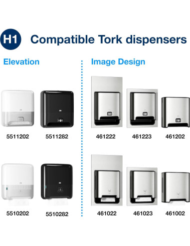 Toallas de Papel Tork Matic H1 Natural 6 Rollos 213.36 m