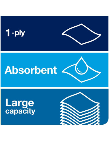 Toallas de Papel Tork Matic H1 Natural 6 Rollos 213.36 m