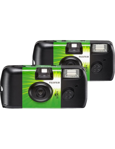 Cámara desechable FUJIFILM QuickSnap Flash 400 - 2 unidades