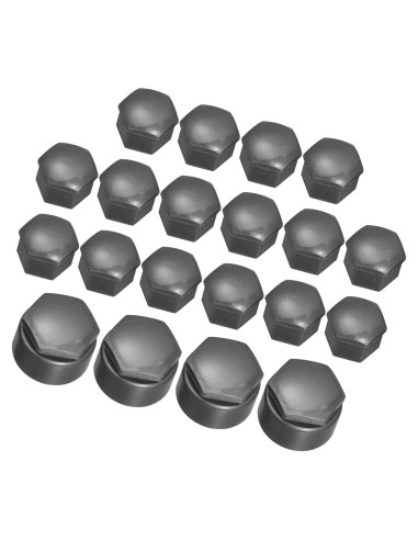 Juego de 20 Tapas de Tuerca de Rueda ACROPIX 17mm con Clip