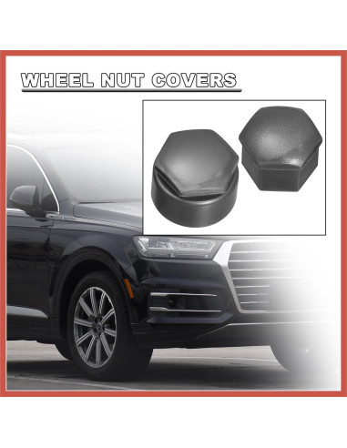 Juego de 20 Tapas de Tuerca de Rueda ACROPIX 17mm con Clip