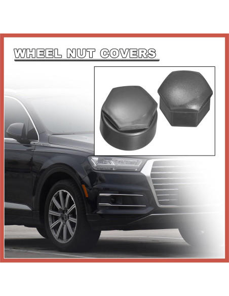 Juego de 20 Tapas de Tuerca de Rueda ACROPIX 17mm con Clip