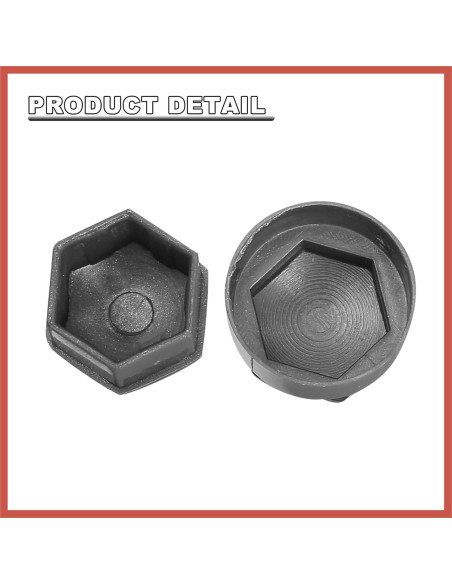 Juego de 20 Tapas de Tuerca de Rueda ACROPIX 17mm con Clip