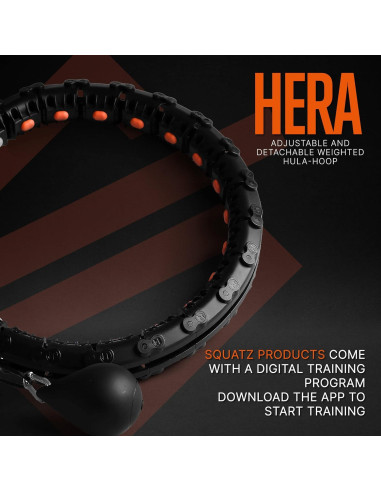 Aro de Hula SQUATZ SQDHOH-1.5 para Fitness y Pérdida de Peso