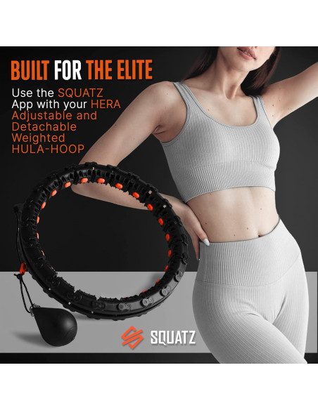 Aro de Hula SQUATZ SQDHOH-1.5 para Fitness y Pérdida de Peso