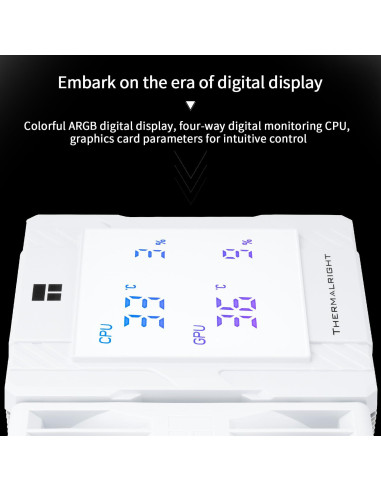 Enfriador de CPU Thermalright Peerless Assassin 120 Digital Blanco, Doble Torre y Ventiladores