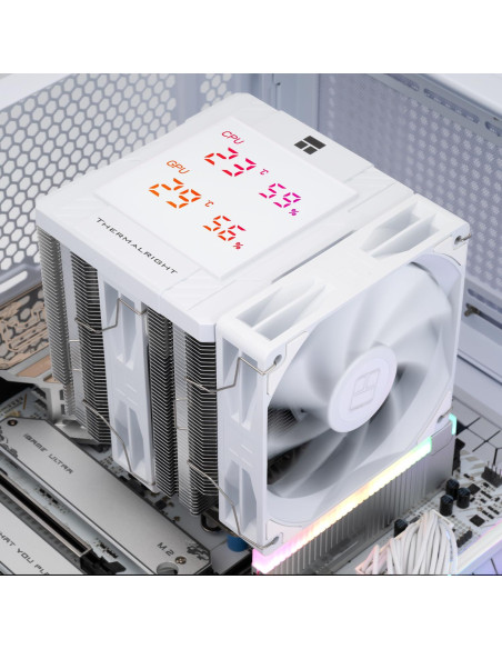 Enfriador de CPU Thermalright Peerless Assassin 120 Digital Blanco, Doble Torre y Ventiladores