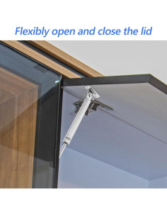 Soporte Neumático JECOMPRIS 28.5 cm para Puerta de Gabinete 2