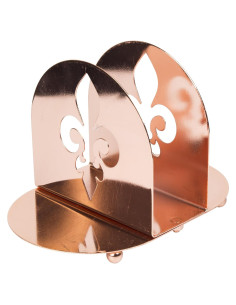 Organizador de Servilletas de Metal Cobre Creative Home 20.32x14.29 cm
