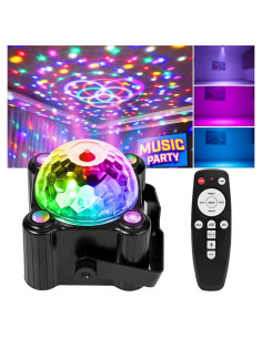 Luces de Fiesta Estroboscópicas Laucnpty con Control Remoto