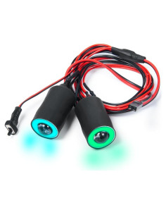 Faros LED 17mm JGGZONE para Carro RC 1/10 Multicolor/Blanco