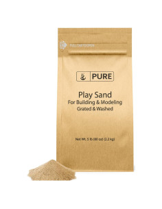 Arena para Jugar 2.27 kg Rallada y Lavada Ingredientes Originales Puros