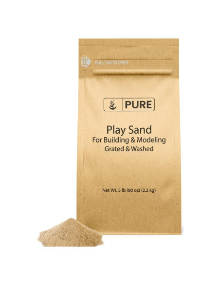 Arena para Jugar 2.27 kg Rallada y Lavada Ingredientes Originales Puros