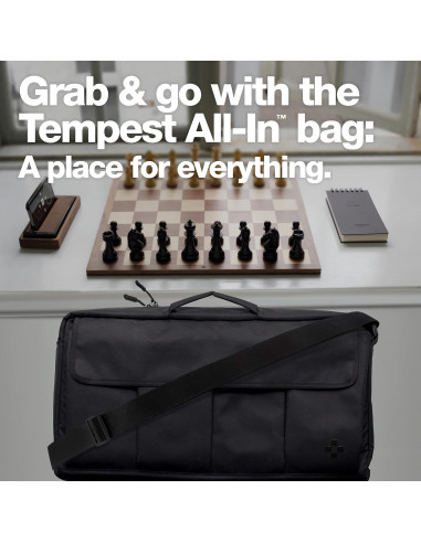 Tablero de Ajedrez Portátil Tempest MagSplit de Madera 49.5cm