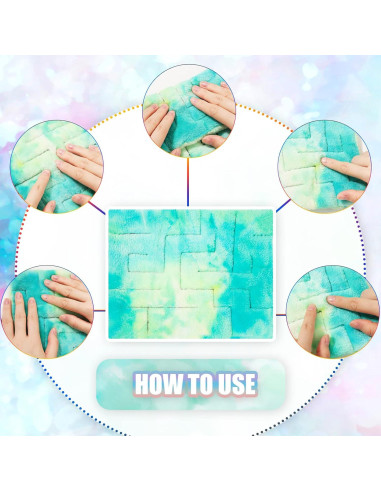 Alfombra Sensorial Antiestrés CHENGU Laberinto Mármol 22x16cm