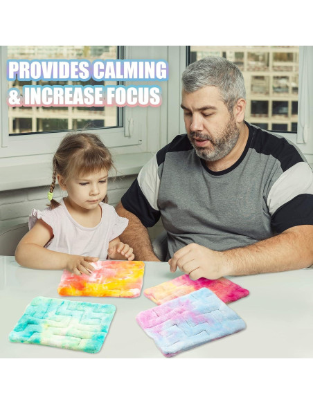 Alfombra Sensorial Antiestrés CHENGU Laberinto Mármol 22x16cm