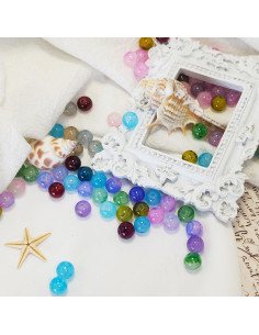 Kit de Pulseras de Cuentas de Vidrio Gaspletu 1200 Piezas 24 Colores 2