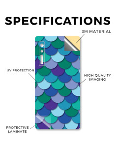 Funda de Tableta MightySkins para BOOX Palma 2 (2024) - Escamas Azules 2