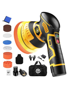 Pulidor Abrillantador Inalámbrico Niusken 12V 5" 6 Velocidades