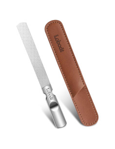 Lima de Uñas de Acero Inoxidable Doble Cara Lobodt 12cm