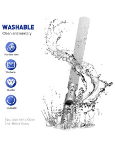 Lima de Uñas de Acero Inoxidable Doble Cara Lobodt 12cm 2