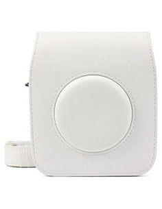Funda protectora TDA para cámara Fujifilm SQ10 - Cuero Premium Blanco