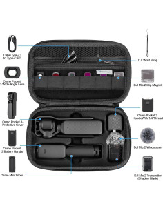 Funda de Almacenamiento SKYREAT para Osmo Pocket 3 - Negro 2