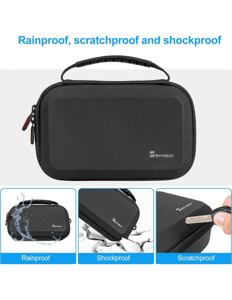 Funda de Almacenamiento SKYREAT para Osmo Pocket 3 - Negro