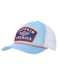 Gorra Trucker Azul Capitán América Marvel Unisex
