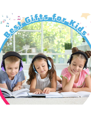 Auriculares de Protección Auditiva Amylove 60 Pcs Niños 27dB