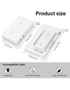 Atenuador Enchufable Taoellen con Control Remoto y Doble Salida 2