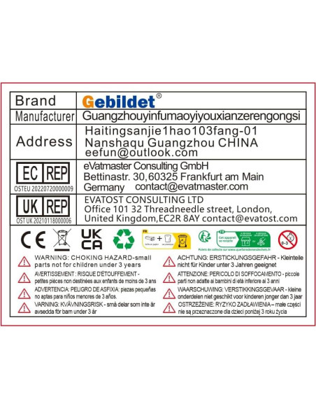 Interruptor de Botón de Presión Gebildet 19mm IP65 Acero Inoxidable