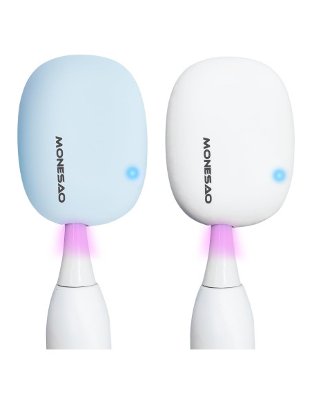 Estuche Limpiador para Cepillos de Dientes MONESAO Azul/Blanco