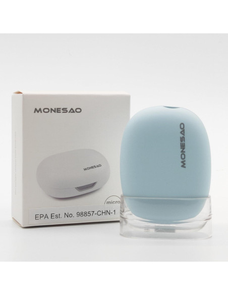 Estuche Limpiador para Cepillos de Dientes MONESAO Azul/Blanco