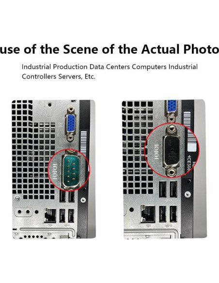 20 Piezas Bloqueador de Conector DB9 WXZRLIU para Puerto Serial