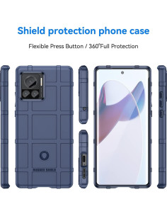 Funda Ajustada Motorola Moto Edge 30 Ultra/X30 Pro Azul 2