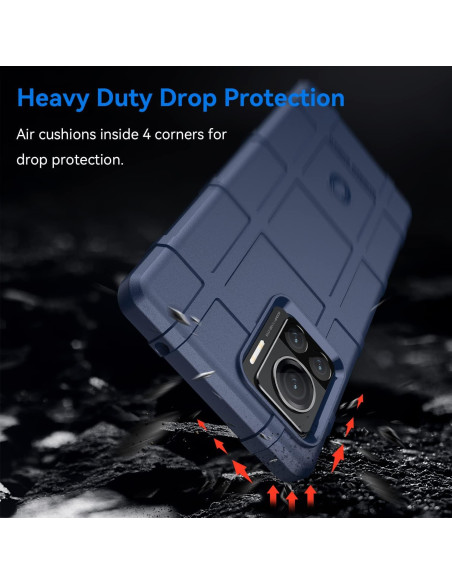 Funda Ajustada Motorola Moto Edge 30 Ultra/X30 Pro Azul