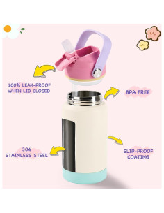 Botella de Agua Aislada Kerilyn 0.35L Set de 2 Niños 2