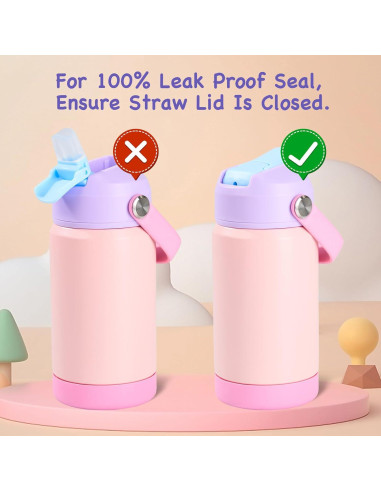 Botella de Agua Aislada Kerilyn 0.35L Set de 2 Niños