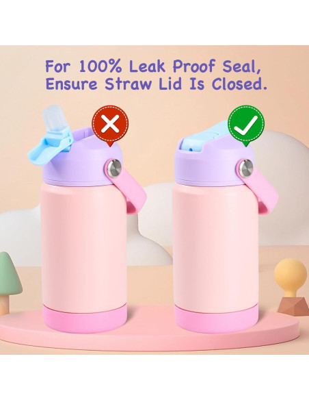 Botella de Agua Aislada Kerilyn 0.35L Set de 2 Niños