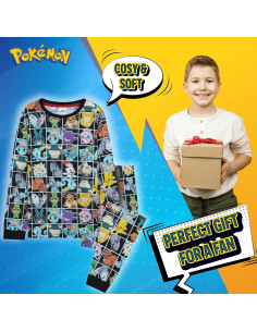 Conjunto de pijama Pokemon para niños 2 piezas - Manga larga 2