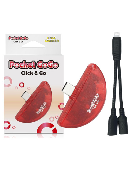 Pocket GoGo Capturador Automático Brook USB-C Rojo