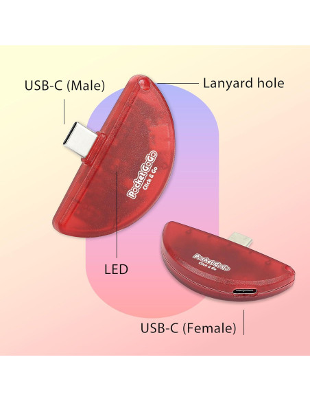 Pocket GoGo Capturador Automático Brook USB-C Rojo