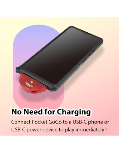 Pocket GoGo Capturador Automático Brook USB-C Rojo