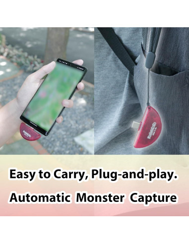 Pocket GoGo Capturador Automático Brook USB-C Rojo