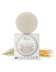 Barra Acondicionadora Sin Fragancia BAMBOEARTH 91g - Hidratación Profunda