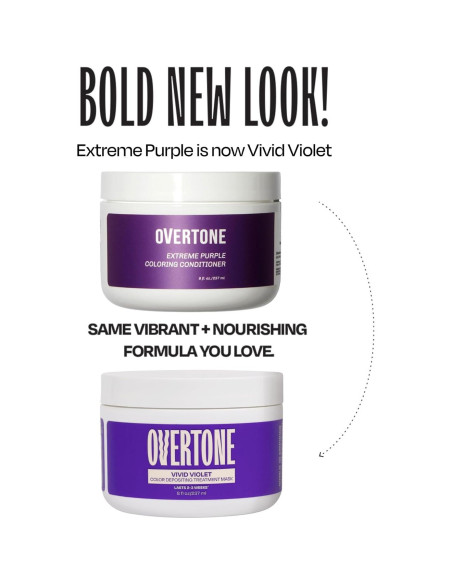 Acondicionador Semipermanente Overtone Violeta Vivo 226 g