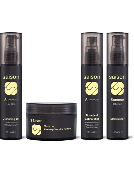 Aceite Limpiador Facial Saison Orgánico 9.92g - Piel Grasa