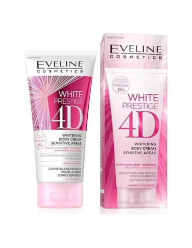 Crema Blanqueadora 4D Eveline 100 ml para Áreas Sensibles